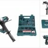 Makita Schlagbohrmaschine »Makita DHP 458 Z Akku Schlagbohrschrauber 18V 91Nm Solo + Makita Bit & Bohrer-Set 100-teilig«