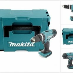 Makita Schlagbohrmaschine »Makita DHP 453 ZJ Akku Schlagbohrschrauber 18V 42Nm im Makpac - ohne Akku und Ladegerät«