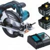 Makita Akku-Handkreissäge »DHS630RTJ«, 66 mm, mit Akkus und Ladegerät