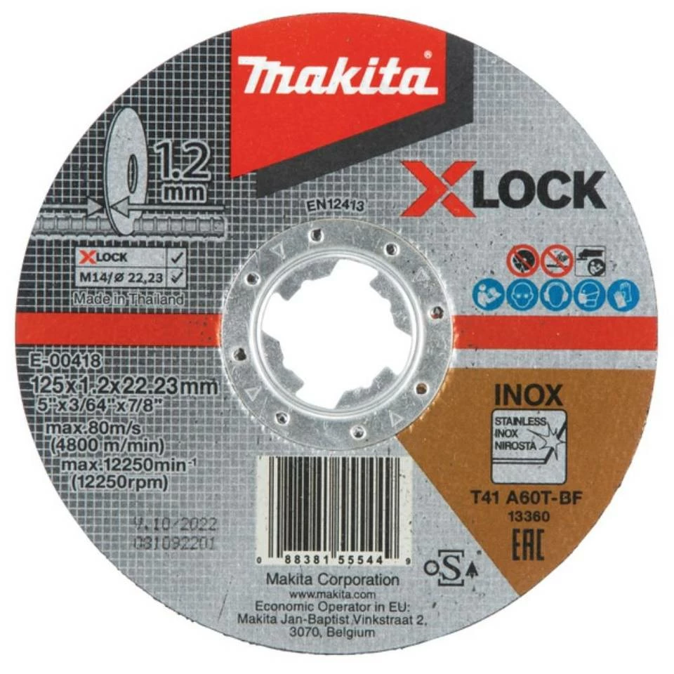 Makita Trennscheibe »Trennscheibe 125x1,2mm INOX« 3 Makita Trennscheibe »Trennscheibe 125x1,2mm INOX«