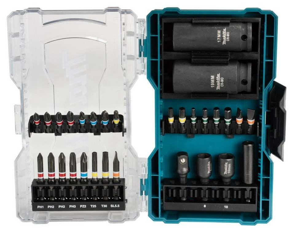 Makita Werkzeugset »Makita Bit Set E-07060, 30tlg. Farbcodiert magneti«, (Set) 3 Makita Werkzeugset »Makita Bit Set E-07060, 30tlg. Farbcodiert magneti«, (Set)