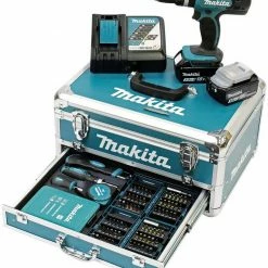 Makita Akku-Schlagbohrschrauber »DHP453RFX2«, max. 1300 U/min, inkl. 2 Akku und Ladegerät