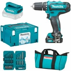 Makita Akku-Bohrschrauber »DF333DSAX6«, (Set), mit MAKPAC Kühlbox, 17-tlg. Bohrer-/ Bitset, Akku 12V/2 Ah, Ladegerät und Tragetasche -Makita Verkäufe 2022 21d559f4 4bbb 5f7c be93 d4a20b739246