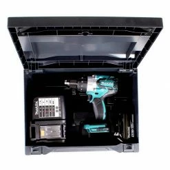 Makita Schlagbohrmaschine »Makita DHP 481 STX Akku Schlagbohrschrauber Brushless 18V 115 Nm + 1x Akku 5,0Ah + Ladegerät + 100tlg. Bit Bohrer Set + Makbox« -Makita Verkäufe 2022 2574d707 2fb8 5da7 91d7 8728964ea0e9
