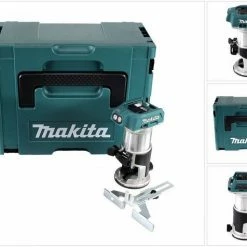 Makita Oberfräse »Makita DRT 50 ZJ Akku Multifunktionsfräse brushless 18V Solo im Makpac 3 - ohne Akku und Ladegerät«