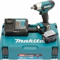 Makita Akku-Schlagschrauber »TW141DSMJ«, 2600 U/min, 145 Nm, mit 2 Akkus 12V/4,0 Ah und Ladegerät