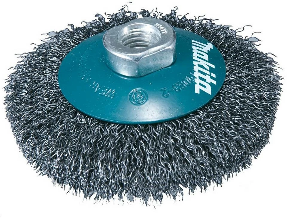 Makita Winkelbohrmaschine »Makita Kegelbürste ø 100mm Stahldrahtbürste M14, max. Drehzahl 12500 min-1« 3 Makita Winkelbohrmaschine »Makita Kegelbürste ø 100mm Stahldrahtbürste M14, max. Drehzahl 12500 min-1«