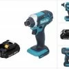 Makita Akku-Schlagschrauber »Makita DTD 152 A1 Akku Schlagschrauber 18 V 165 Nm 1/4" + 1x Akku 2,0 Ah - ohne Ladegerät«