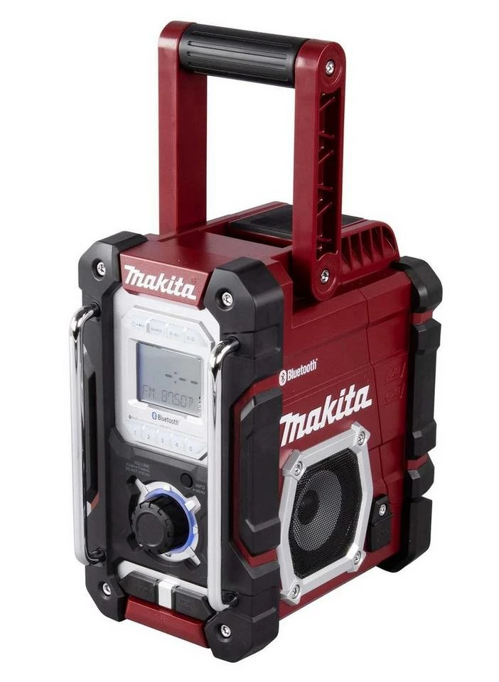 Makita »DMR 108« Baustellenradio (Bluetooth, mit Spritzschutz bis Schutzklasse IP64 und Weckfunktion, inklusive Aux-Anschluss für MP3-Kompatibilität und einen USB-Anschluss um Ihr Mobilgerät zu laden) Blau, Rot 3 Makita »DMR 108« Baustellenradio (Bluetooth, mit Spritzschutz bis Schutzklasse IP64 und Weckfunktion, inklusive Aux-Anschluss für MP3-Kompatibilität und einen USB-Anschluss um Ihr Mobilgerät zu laden) Blau, Rot