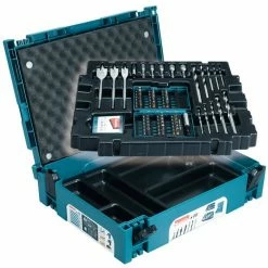 Makita Werkzeugset »Bohrer-Bit-Set 66-teilig - Bohrer- & Bit-Set - blau/schwarz«