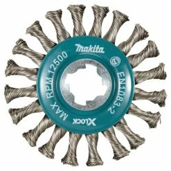 Makita Maschinen-Rundbürste »VA X-LOCK«, ø 115 cm, mit stark gezopftem Draht für hohe Arbeitsbelastungen