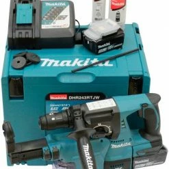 Makita Akku-Kombibohrhammer »DHR243RTJW«, max. 950 U/min, (Set), 5 Ah, SDS+