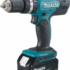 Makita Akku-Schlagbohrschrauber »DHP453«, max. 1300 U/min, mit 2 LXT-Akkus 18V/3,0 Ah, Ladegerät und Koffer