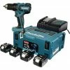 Makita Akku-Bohrschrauber »DDF459RF4J - Akku-Bohrschrauber - blau/schwarz«
