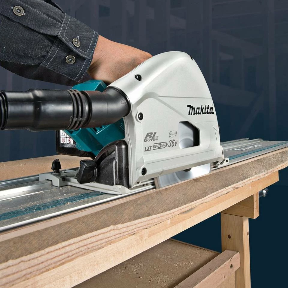 Makita Akku-Tauchsäge »DSP600ZJ«, 56 mm, 2 x 18 V, ohne Akkus und Ladegerät 4 Makita Akku-Tauchsäge »DSP600ZJ«, 56 mm, 2 x 18 V, ohne Akkus und Ladegerät – Bild 2