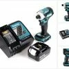Makita Akku-Schlagschrauber »Makita DTD 171 RT1 Akku Schlagschrauber 18V 170Nm 1/4" Brushless + 1x Akku 5,0Ah + Ladegerät«