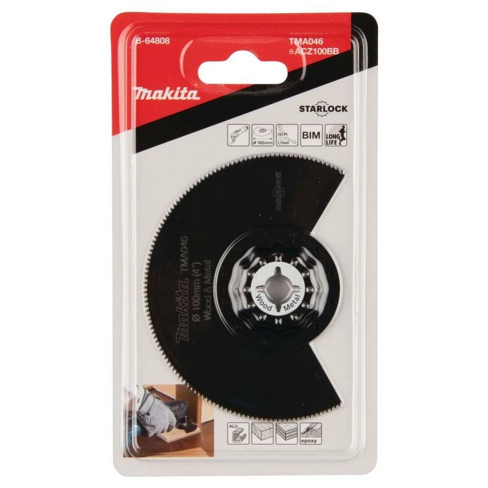 Makita Segmentsägeblatt »Segmentsägeblatt 100mm TMA046, B-64808« 4 Makita Segmentsägeblatt »Segmentsägeblatt 100mm TMA046, B-64808« – Bild 2