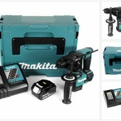 Makita Schlagbohrmaschine »Makita DHR 171 RT1J Akku Bohrhammer Brushless SDS Plus + 1x Akku 5,0Ah + Ladegerät + Makpac«