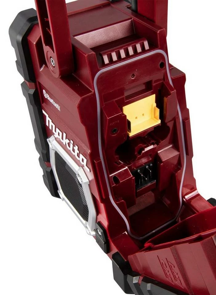 Makita »DMR 108« Baustellenradio (Bluetooth, mit Spritzschutz bis Schutzklasse IP64 und Weckfunktion, inklusive Aux-Anschluss für MP3-Kompatibilität und einen USB-Anschluss um Ihr Mobilgerät zu laden) Blau, Rot 10 Makita »DMR 108« Baustellenradio (Bluetooth, mit Spritzschutz bis Schutzklasse IP64 und Weckfunktion, inklusive Aux-Anschluss für MP3-Kompatibilität und einen USB-Anschluss um Ihr Mobilgerät zu laden) Blau, Rot – Bild 8