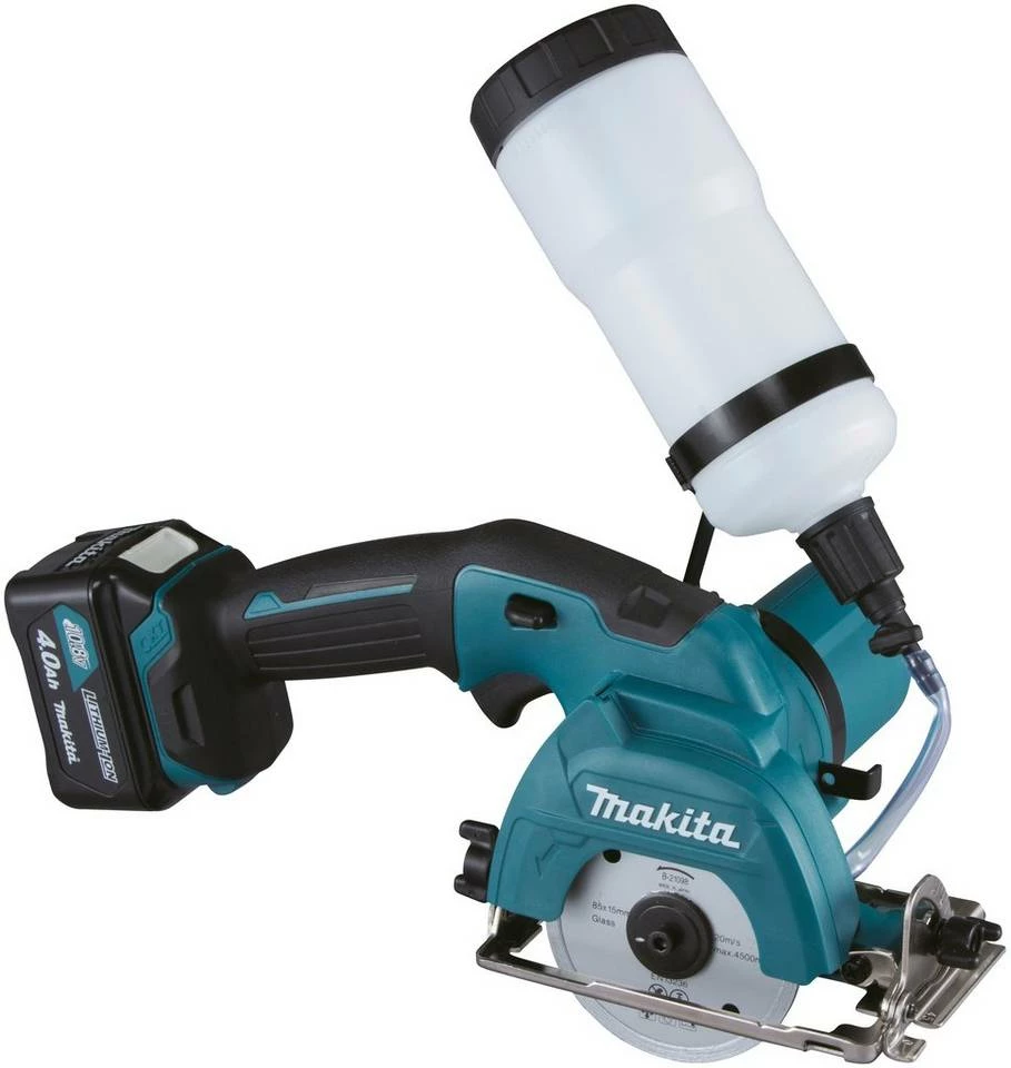 Makita Fliesenschneidemaschine »CC301DSMJ / CC301DY1J«, 8-St., 12 V, trennt Fliesen und Glas, inkl. Diamantscheibe und Wassertank, mit Akkus 3 Makita Fliesenschneidemaschine »CC301DSMJ / CC301DY1J«, 8-St., 12 V, trennt Fliesen und Glas, inkl. Diamantscheibe und Wassertank, mit Akkus
