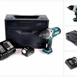 Makita Akku-Schlagschrauber »Makita DTW 450 STX Akku Schlagschrauber 1/2“ 18V + 1x Akku 5,0Ah + Ladegerät + Makbox«