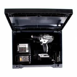 Makita Schlagbohrmaschine »Makita DHP 482 ST1X W Akku Schlagbohrschrauber 18V 62Nm + 1x Akku 5,0Ah + Ladegerät + 100tlg. Bit Bohrer Set + Makbox« -Makita Verkäufe 2022 5f1cadbd 111c 586f 9e59 1e8667076905