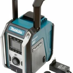 Makita »DMR115« Baustellenradio (FM-Tuner, Digitalradio (DAB), 12V, Bluetooth-Radio mit IP65-Gehäuseschutzklassifizierung)
