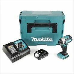 Makita Akku-Schlagschrauber »Makita DTD 153 RA1J Akku Schlagschrauber 18 V 170 Nm 1/4" Brushless + 1x Akku 2,0 Ah + Ladegerät + Makpac« -Makita Verkäufe 2022 65066923 d227 5e4e 8233 021fc39f34da