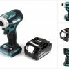 Makita Akku-Schlagschrauber »Makita DTD 171 F1 Akku Schlagschrauber 18V 170Nm 1/4" Brushless + 1x Akku 3,0Ah - ohne Ladegerät«