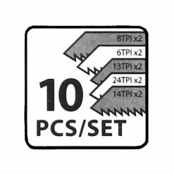 Makita Stichsägeblatt »Makita Stichsägeblätter Sortiment A, für Holz und Metall - 10 Stück, verschiedene Blätter für Stichsägen mit T-Schaft Aufnahme + Aufbewahrungsbox (B-44410)« -Makita Verkäufe 2022 67da3c59 9cc7 5a5b 804e 103e68b26b66