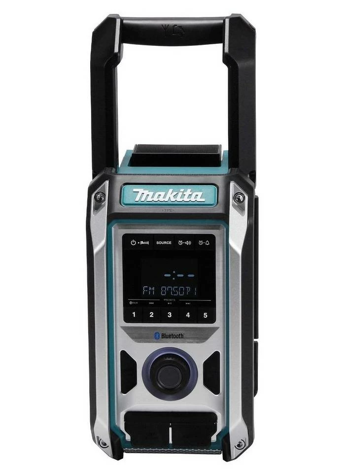 Makita »DMR 114« Baustellenradio (FM-Tuner, mit Bluetooth 5.0, Gehäuse in robuster Baustellenausführung, für den Empfang von FM geeignet) 4 Makita »DMR 114« Baustellenradio (FM-Tuner, mit Bluetooth 5.0, Gehäuse in robuster Baustellenausführung, für den Empfang von FM geeignet) – Bild 2