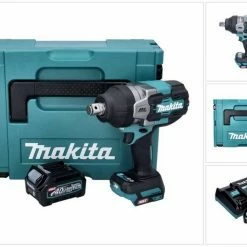 Makita Akku-Schlagschrauber »Makita TW 001 GD101 Akku Schlagschrauber 40 V max. 1800 Nm Brushless XGT + 1x Akku 2,5 Ah + Ladegerät + Makpac«