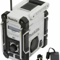 Makita »DMR112W« Baustellenradio (Digitalradio (DAB), FM-Tuner, geeignet für 7,2 - 18 V Akkus, inkl. Netzteil, mit USB-Anschluss, für den Empfang von DAB, DAB+ und FM geeignet)