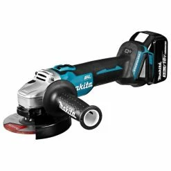 Makita Akku-Winkelschleifer »Makita Akku-Schleifmaschine 12,5 cm 18 V Blau und Schwarz«