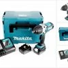 Makita Akku-Schlagschrauber »Makita DTW 450 RTJ 18V Li-ion Akku-Schlagschrauber im Makpac + 2 x BL 1850 B 5,0 Ah Akku + DC 18 RC Schnellladegerät«