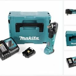 Makita Akku-Multifunktionswerkzeug »Makita DTM 51 RA1J Akku Multitool Oszillierer 18 V + 1x Akku 2,0 Ah + Ladegerät + Makpac«