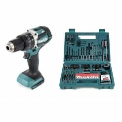 Makita Schlagbohrmaschine »Makita DHP 484 Z 18V Brushless Li-Ion Akku Schlagbohrschrauber Solo + Makita B-53811 Bit & Bohrer-Set 100-teilig« -Makita Verkäufe 2022 85c78171 27b1 5d3d a2a6 8e03e0533e00