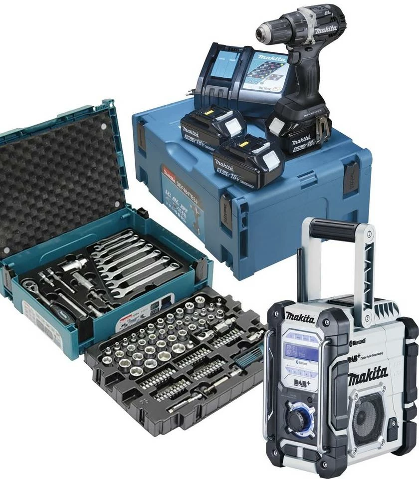 Makita Akku-Bohrschrauber »Black & White Edition« 3 Makita Akku-Bohrschrauber »Black & White Edition«