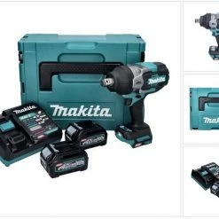 Makita Akku-Schlagschrauber »Makita TW 001 GD201 Akku Schlagschrauber 40 V max. 1800 Nm Brushless XGT + 2x Akku 2,5 Ah + Ladegerät + Makpac«
