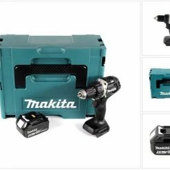 Makita Säulenbohrmaschine »Makita DDF 484 T1JB 18 V Li-Ion Akku Bohrschrauber Sonderausgabe schwarz im MAKPAC + 1x BL 1850 5,0 Ah Akku - ohne Ladegerät«