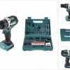 Makita Schlagbohrmaschine »Makita DHP 484 Z 18V Brushless Li-Ion Akku Schlagbohrschrauber Solo + Makita B-53811 Bit & Bohrer-Set 100-teilig« -Makita Verkäufe 2022 9464dbe0 eb80 5a1a 8fa6 faf7174a78ba