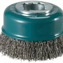 Makita Topfbürsten-Aufsatz »Metall X-LOCK«, ø 75 cm, mit gewelltem Draht für eine weichere Abtragsleistung