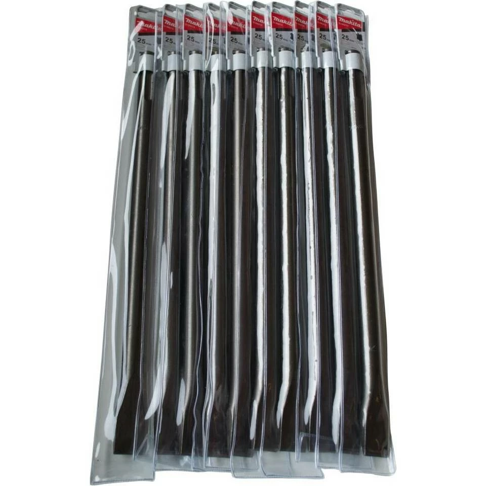 Makita Flachmeißel »10 Stück Flachmeissel SDS-Max 25x400mm« 3 Makita Flachmeißel »10 Stück Flachmeissel SDS-Max 25x400mm«