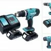 Makita Schlagbohrmaschine »Makita DHP 453 SY Akku Schlagbohrschrauber 18 V 42 Nm + 2x Akku 1,3 Ah + Ladegerät« -Makita Verkäufe 2022 9e4311ce 866a 511d 9273 472b752bf477