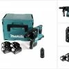Makita Schlagbohrmaschine »Makita DHR 281 T4J Akku Kombihammer 36V (2x 18V) 2,8J SDS plus Brushless + 4x Akku 5,0Ah + Makpac - ohne Ladegerät«
