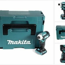 Makita Akku-Schlagschrauber »Makita DTD 171 ZJ Akku Schlagschrauber 18V 170Nm 1/4" Brushless Solo + Makpac - ohne Akku, ohne Ladegerät«