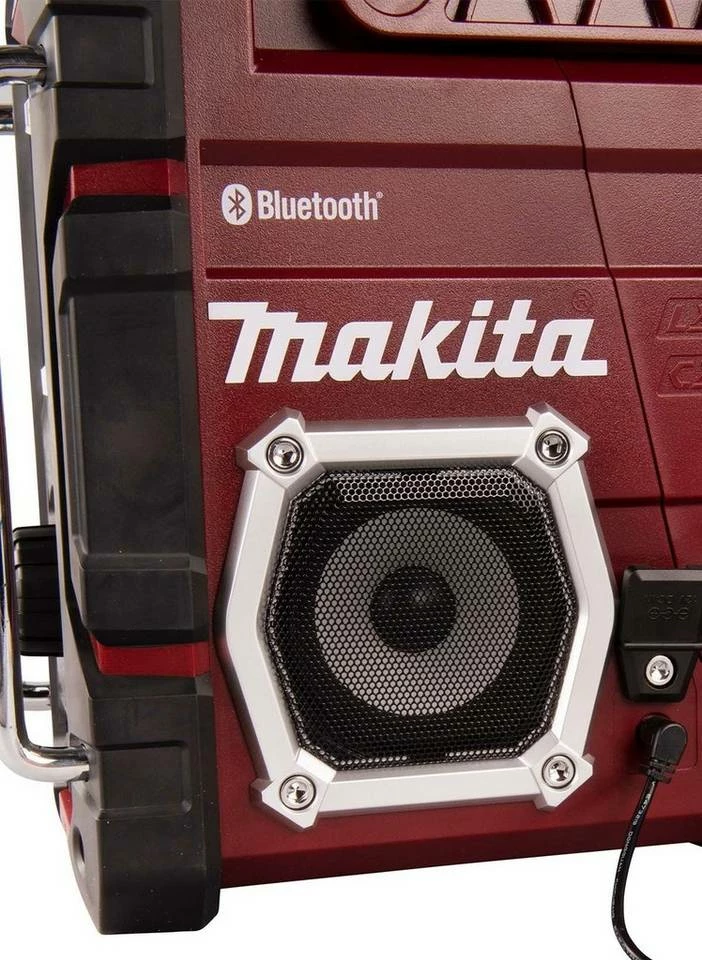Makita »DMR 108« Baustellenradio (Bluetooth, mit Spritzschutz bis Schutzklasse IP64 und Weckfunktion, inklusive Aux-Anschluss für MP3-Kompatibilität und einen USB-Anschluss um Ihr Mobilgerät zu laden) Blau, Rot 11 Makita »DMR 108« Baustellenradio (Bluetooth, mit Spritzschutz bis Schutzklasse IP64 und Weckfunktion, inklusive Aux-Anschluss für MP3-Kompatibilität und einen USB-Anschluss um Ihr Mobilgerät zu laden) Blau, Rot – Bild 9
