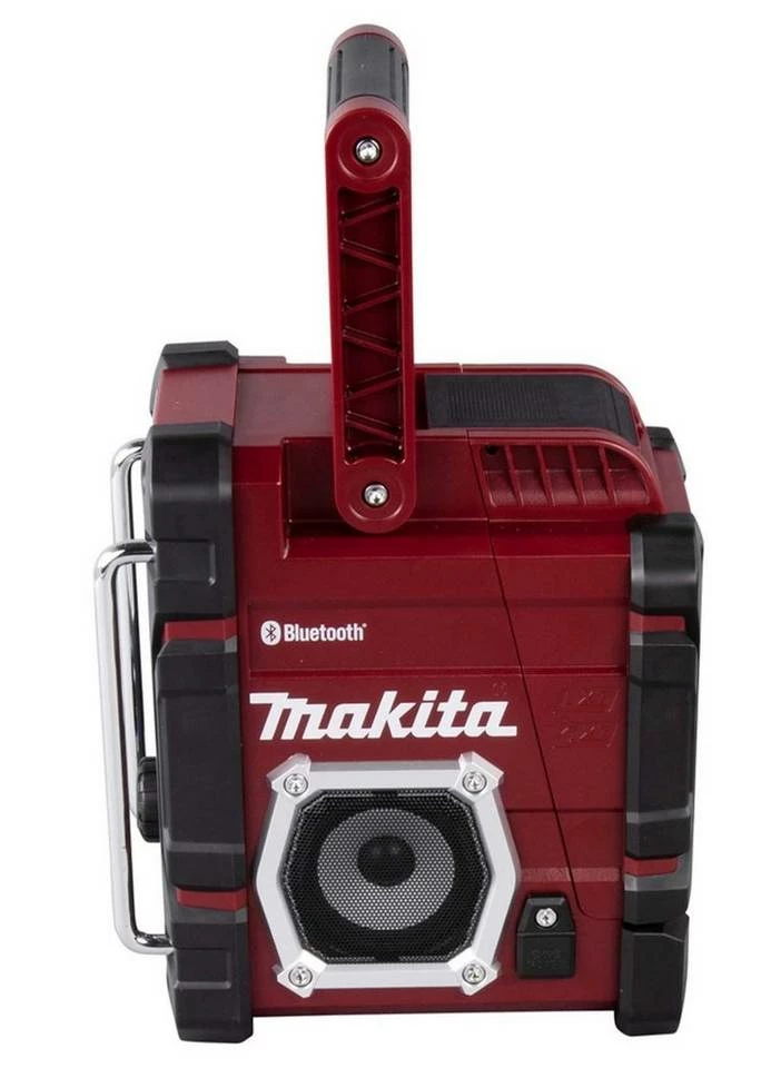 Makita »DMR 108« Baustellenradio (Bluetooth, mit Spritzschutz bis Schutzklasse IP64 und Weckfunktion, inklusive Aux-Anschluss für MP3-Kompatibilität und einen USB-Anschluss um Ihr Mobilgerät zu laden) Blau, Rot 5 Makita »DMR 108« Baustellenradio (Bluetooth, mit Spritzschutz bis Schutzklasse IP64 und Weckfunktion, inklusive Aux-Anschluss für MP3-Kompatibilität und einen USB-Anschluss um Ihr Mobilgerät zu laden) Blau, Rot – Bild 3