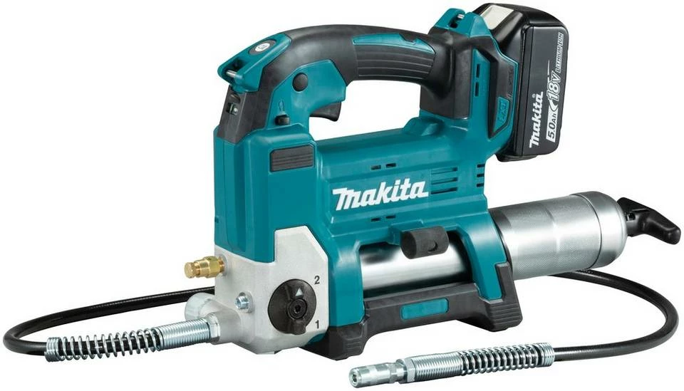 Makita Akku-Kartuschenpistole »Fettpresse DGP180RT«, (Set), inkl. Zylinder, Akku und Ladegerät 3 Makita Akku-Kartuschenpistole »Fettpresse DGP180RT«, (Set), inkl. Zylinder, Akku und Ladegerät