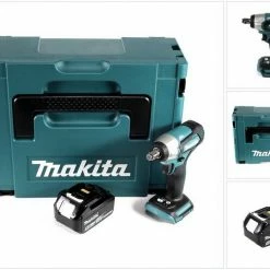 Makita Akku-Schlagschrauber »Makita DTW 181 T1J Akku Schlagschrauber 18V 1/2" Brushless + Makpac + 1x Akku 5,0Ah - ohne Ladegerät«